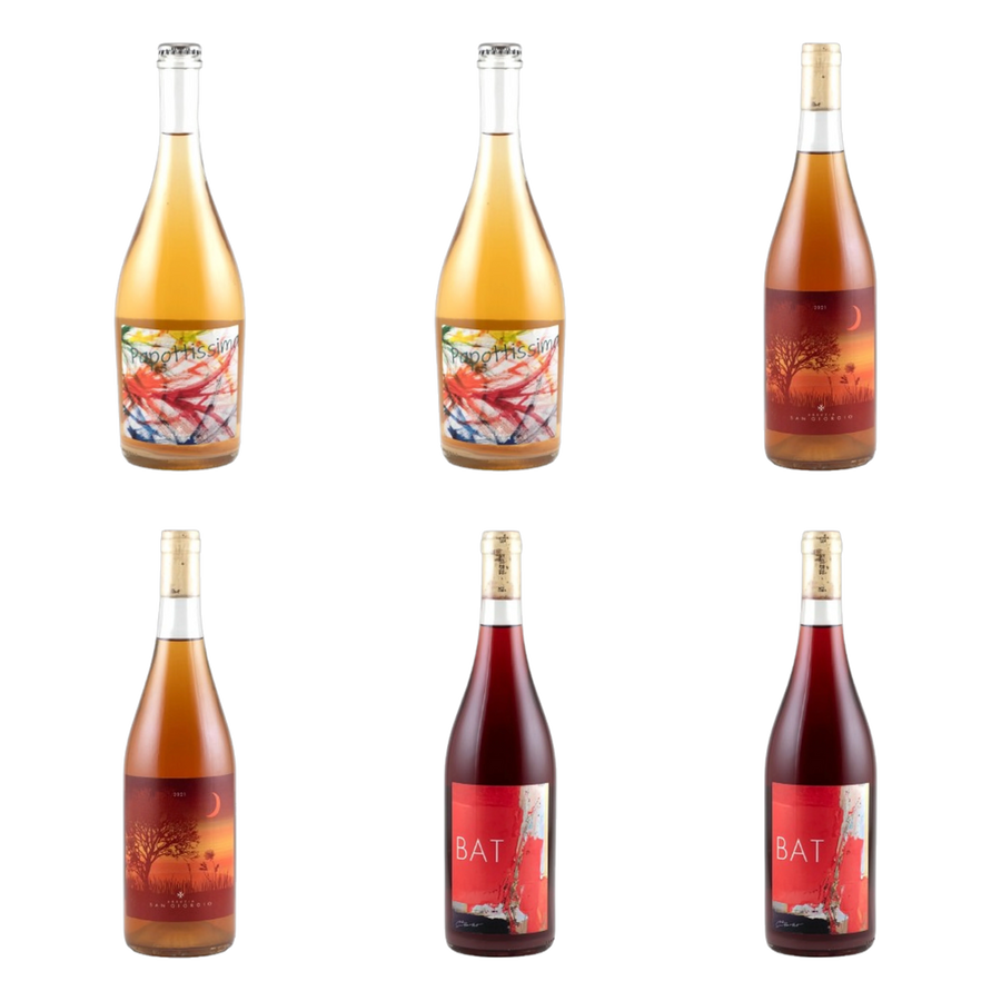 Drie wijnen bij vis van Abbazia San Giorgio
