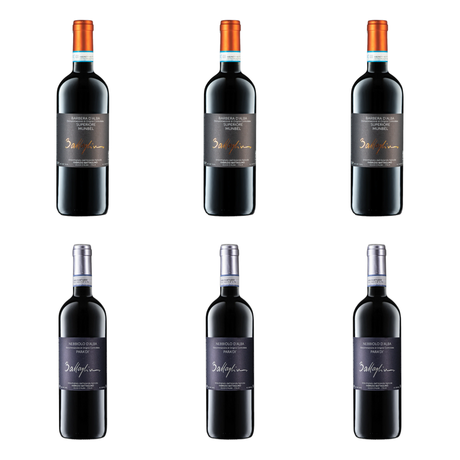 Barbera naast Nebbiolo van Battaglino