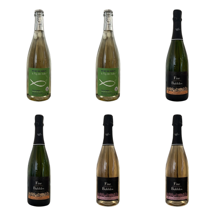 De flessen in Kies je bubbel van Domaine des Ruaults