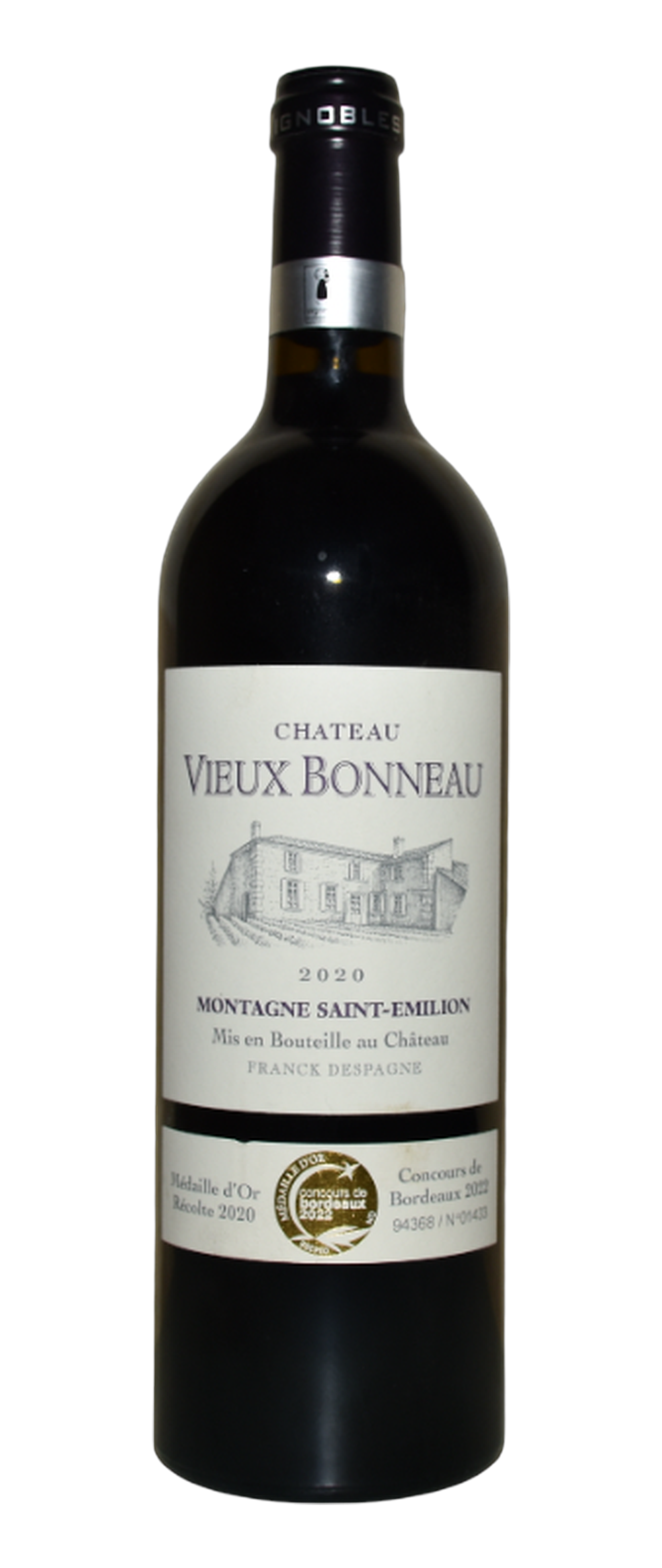 Chateau Vieux Bonneau - rode wijn - Scev Despagne et Fils - Montagne Saint-Émilion, Frankrijk