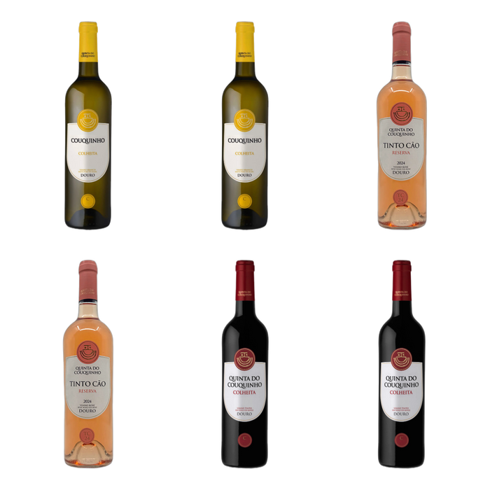 De flessen in Wit, rosé en rood van Quinta Do Couquinho - Sociedade