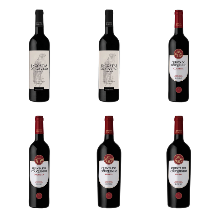 De flessen in Drie rode cuvées van Quinta Do Couquinho - Sociedade