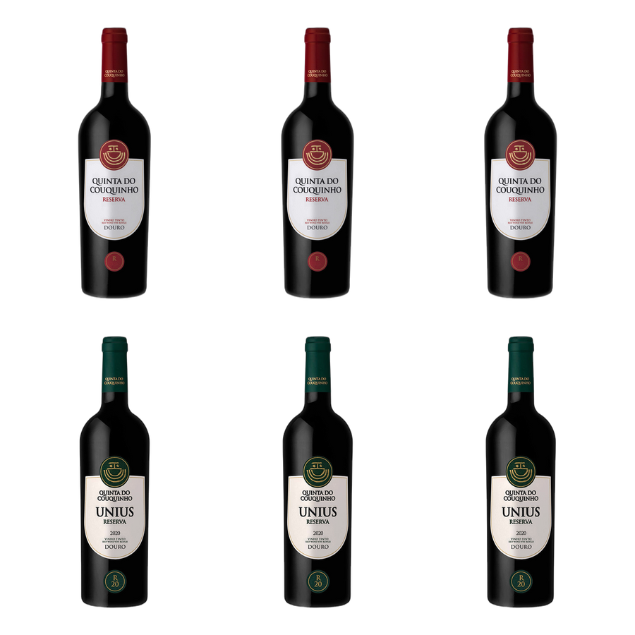 Twee rode Reserva-blends van Quinta Do Couquinho - Sociedade