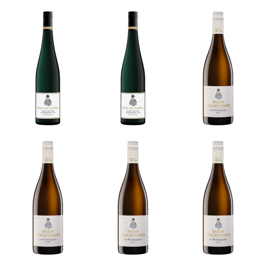 Drie droge witte wijnen van Weingut Erben Von Beulwitz