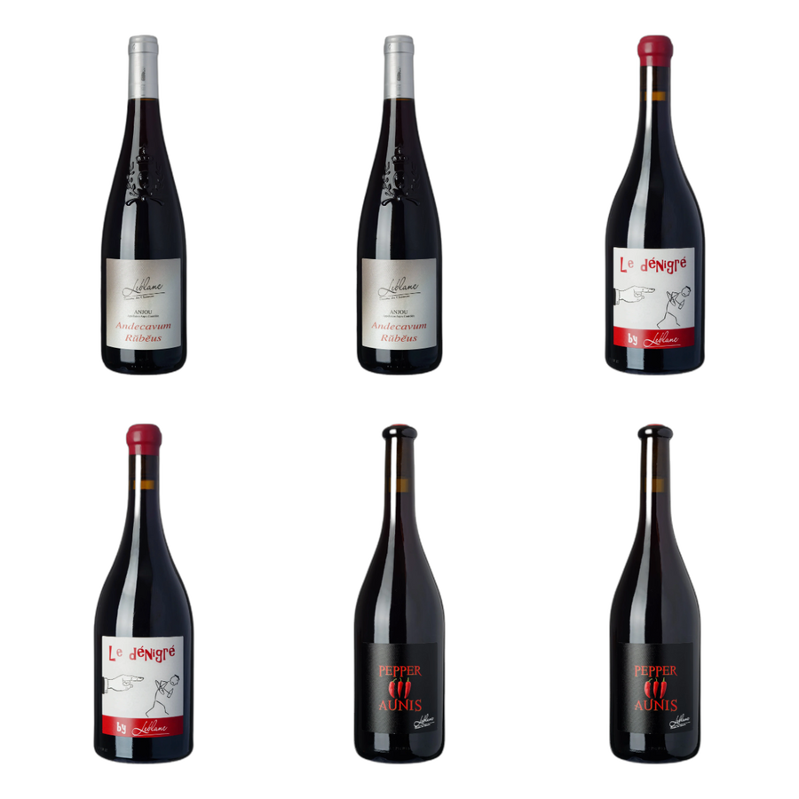 Drie rode druiven van Domaine Leblanc - les Closserons