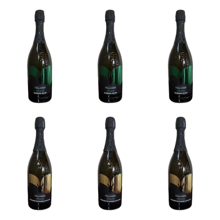 Brut naast Cartizze van Follador Francesco