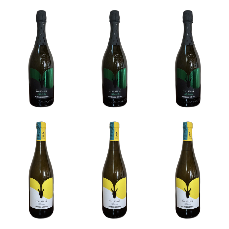 Brut naast Testardo van Follador Francesco