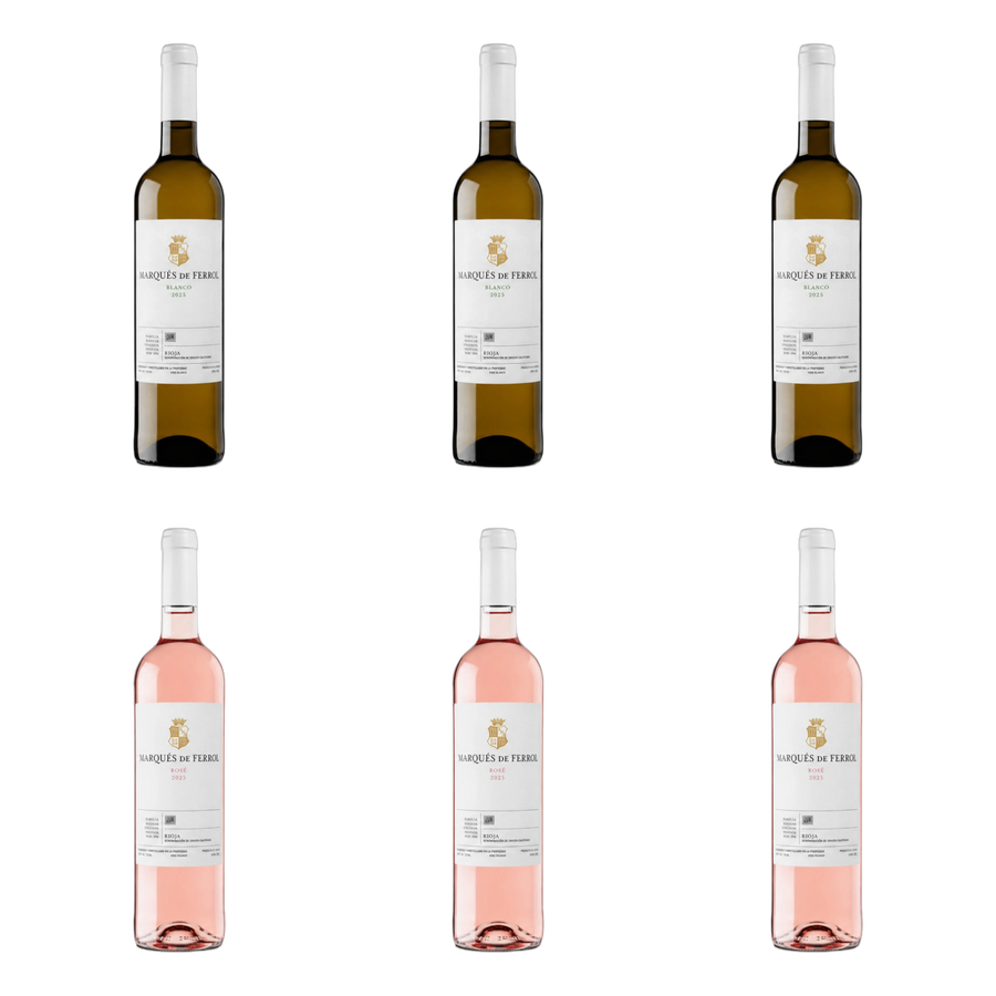 Wit naast rosé van Bodegas y Viñedos Heras Cordon