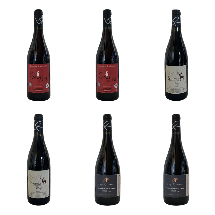 Drie keer rood van Domaine des Ruaults