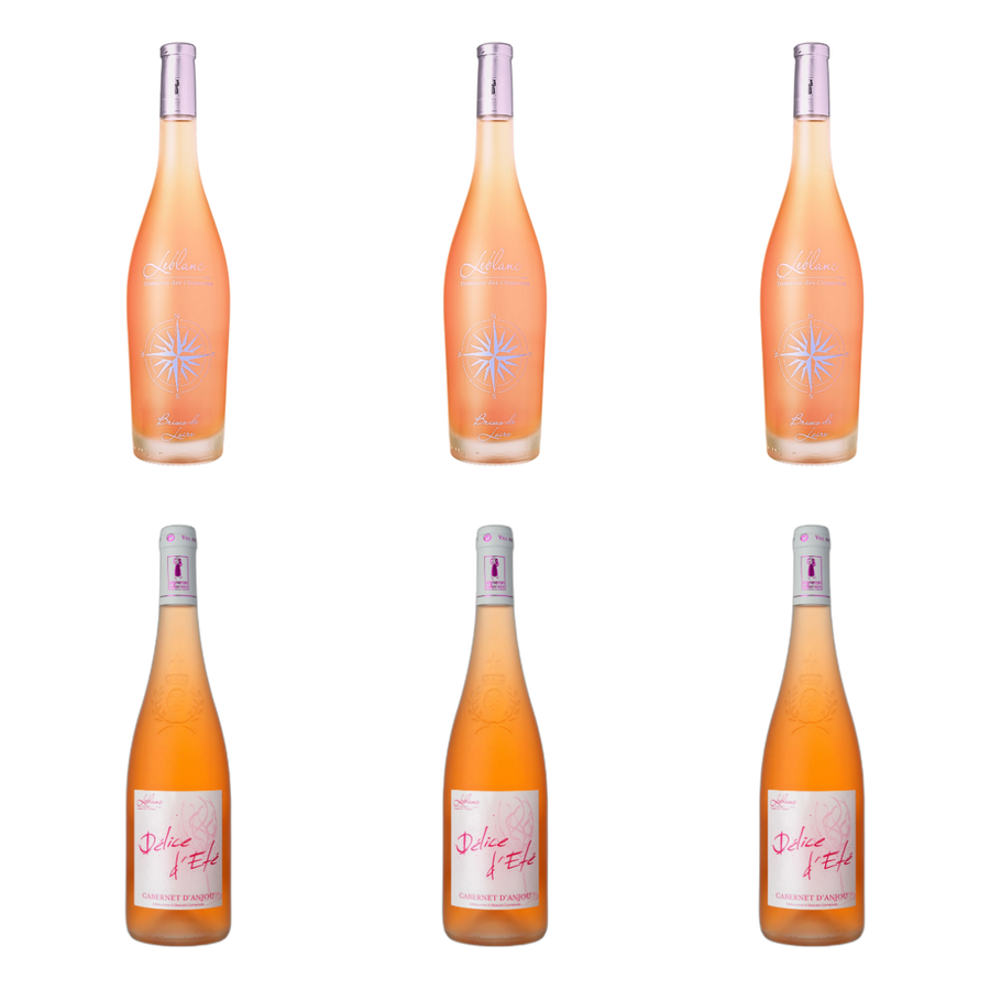 Rosé naast rosé van Domaine Leblanc - les Closserons