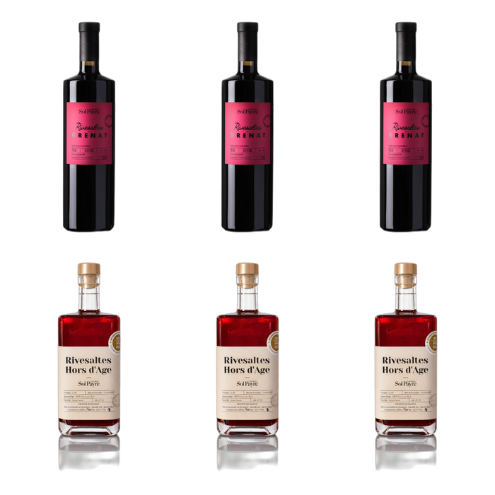 De flessen in Fruitige en gerijpte Grenache van Domaine Sol Payré